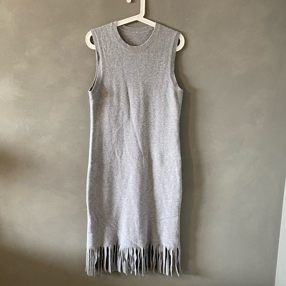 Long knit dress size L